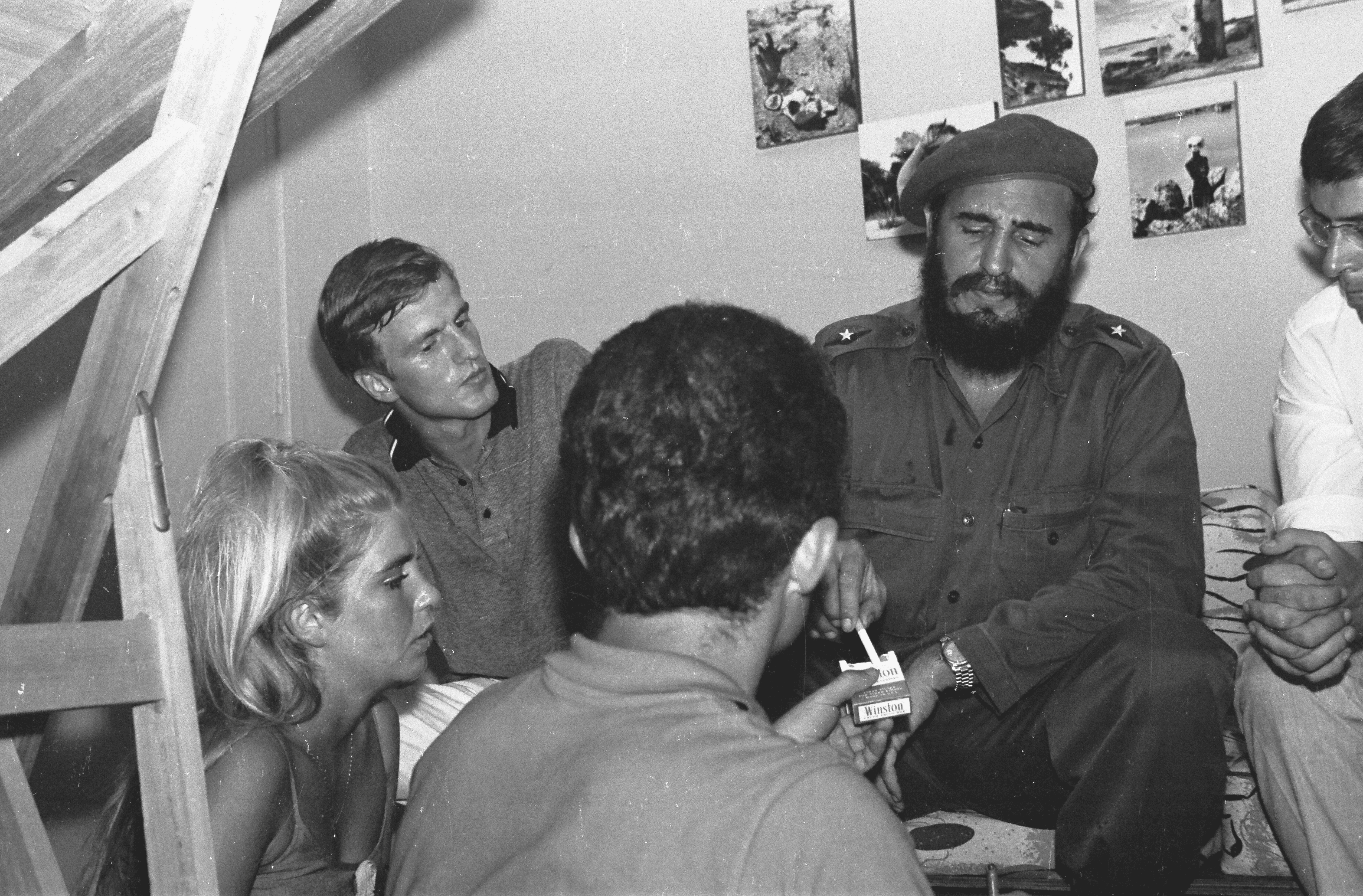 Fidel Castro et Una Liutkus en 1964