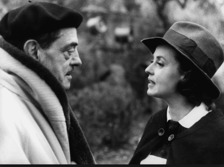 Luis Bunuel et Jeanne Moreau